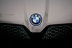 A hood badge on a new BMW.esses.