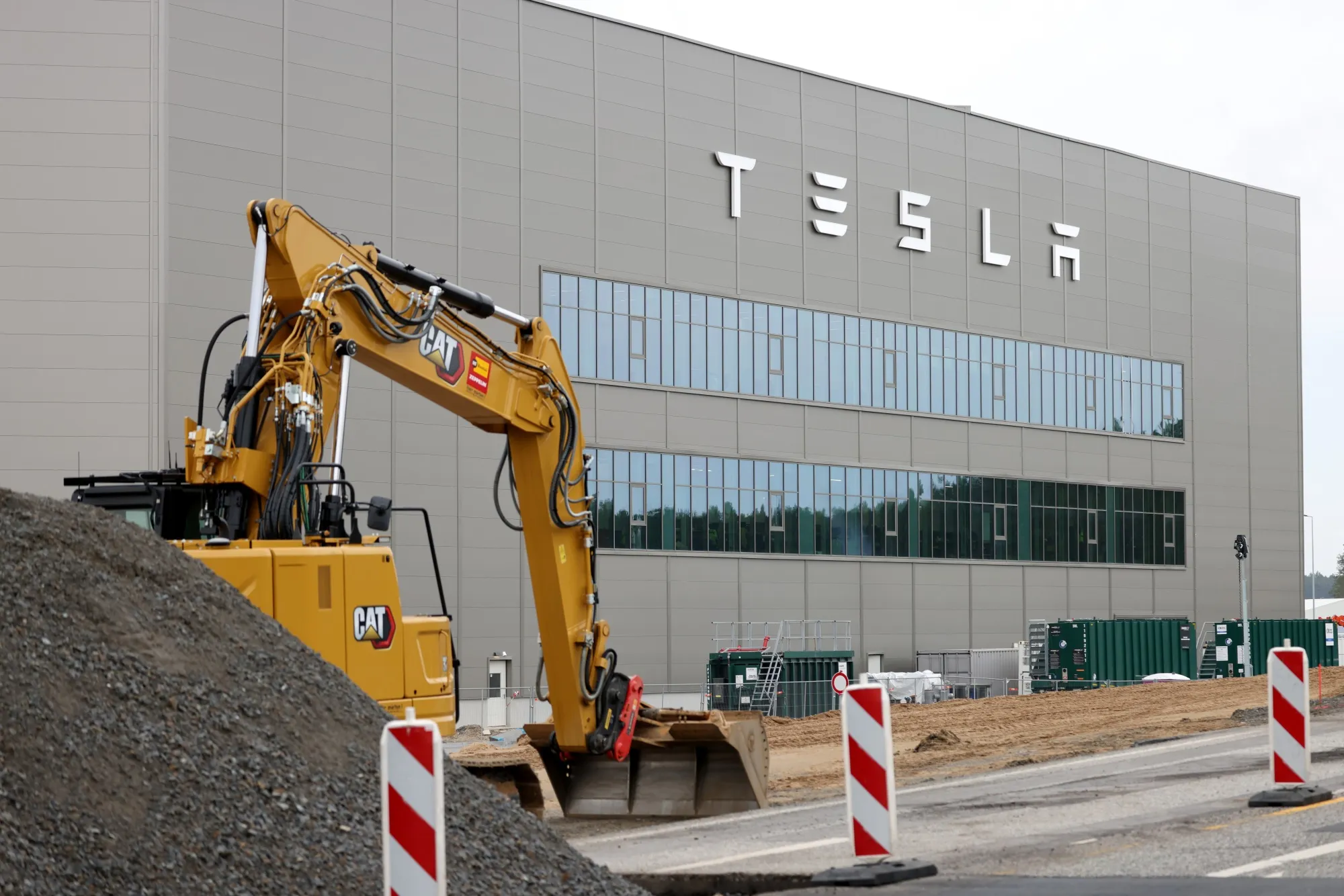 Tesla Inc.’s Gigafactory in Gruenheide, Germany.