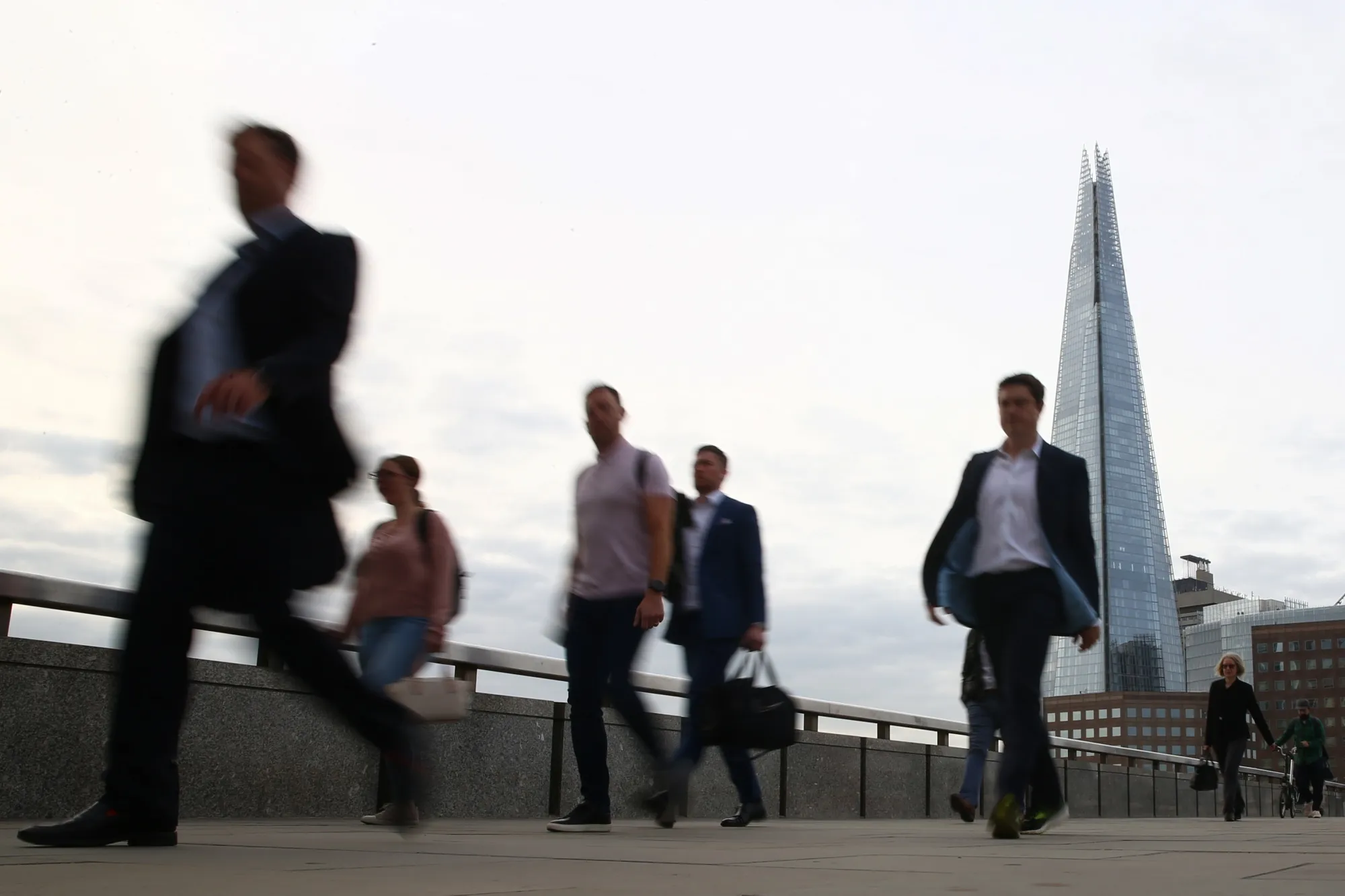 Commuters And Lunch Spots As Workers Return To Offices