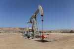 A pump jack at an oil lot connected to the Petroleos del Peru SA Talara refinery in Piura, Peru, on Wednesday, Dec. 13, 2023. Petroperu is offering 200k bbl of high-sulfur fuel oil to be loaded during Dec. 14-16 at Talara refinery.
