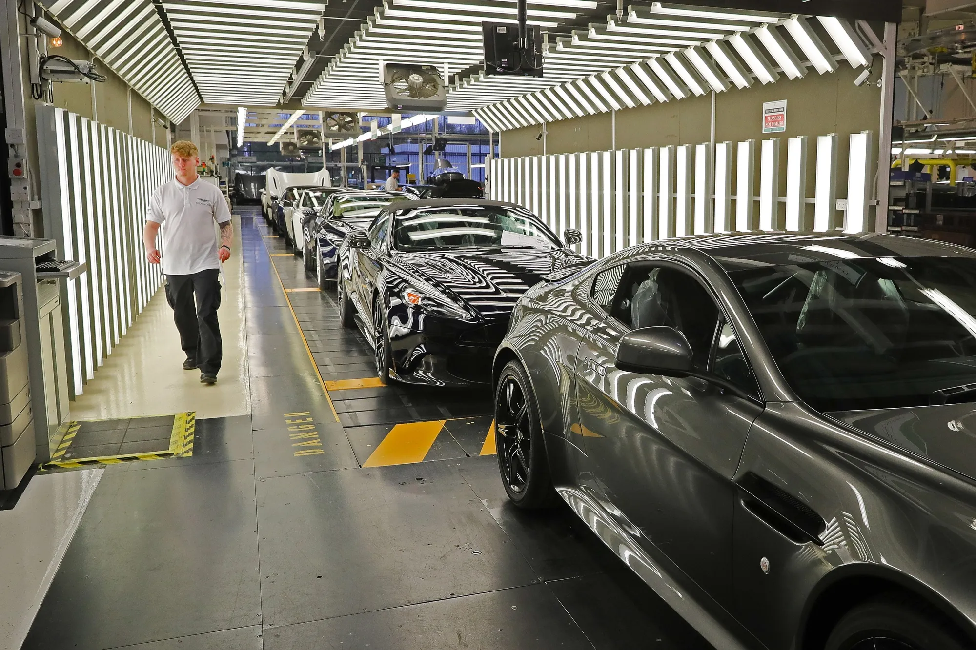 Jeremy Corbyn Visits The Aston Martin Factory