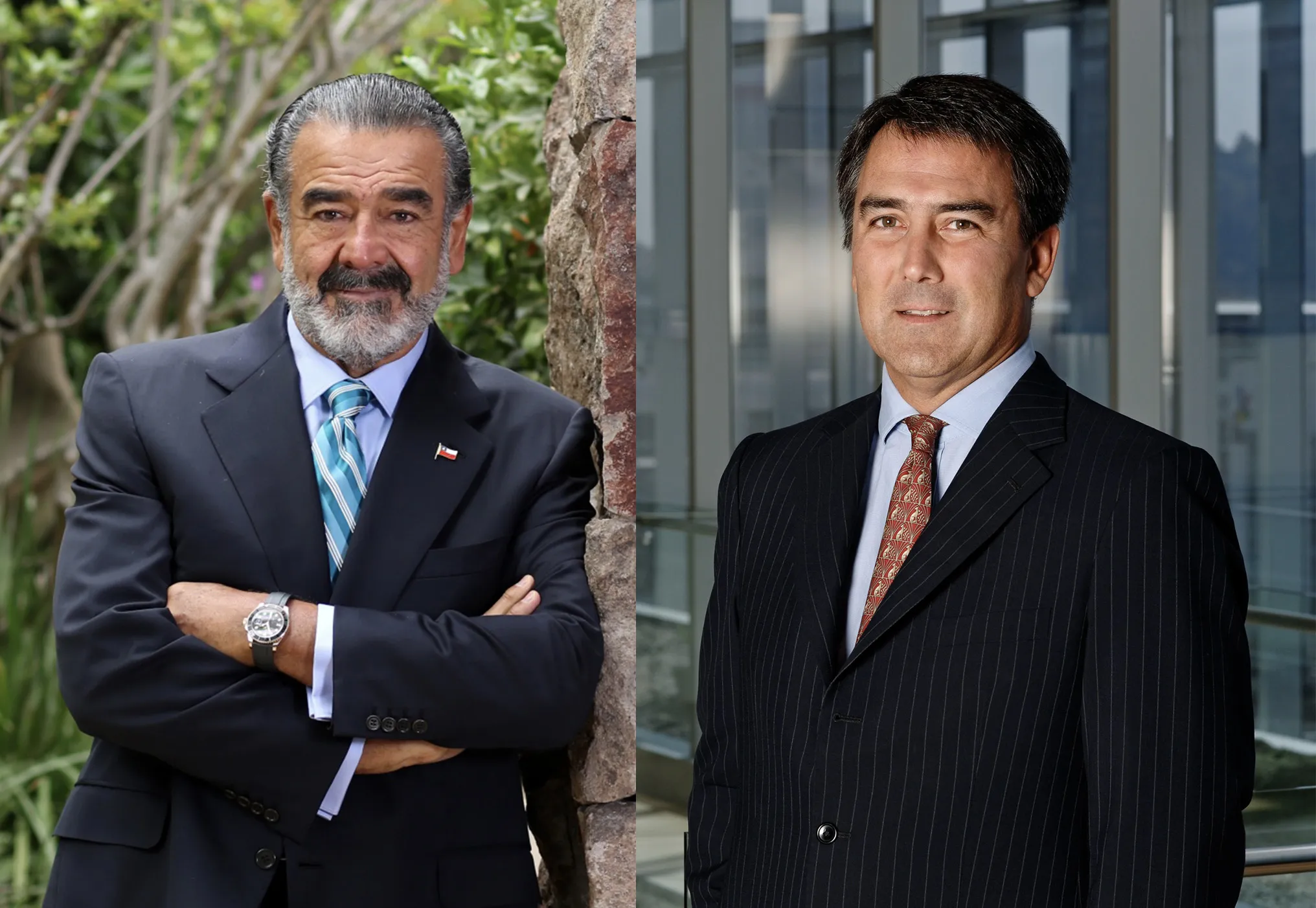 Andronico Luksic and Jean Paul Luksic.