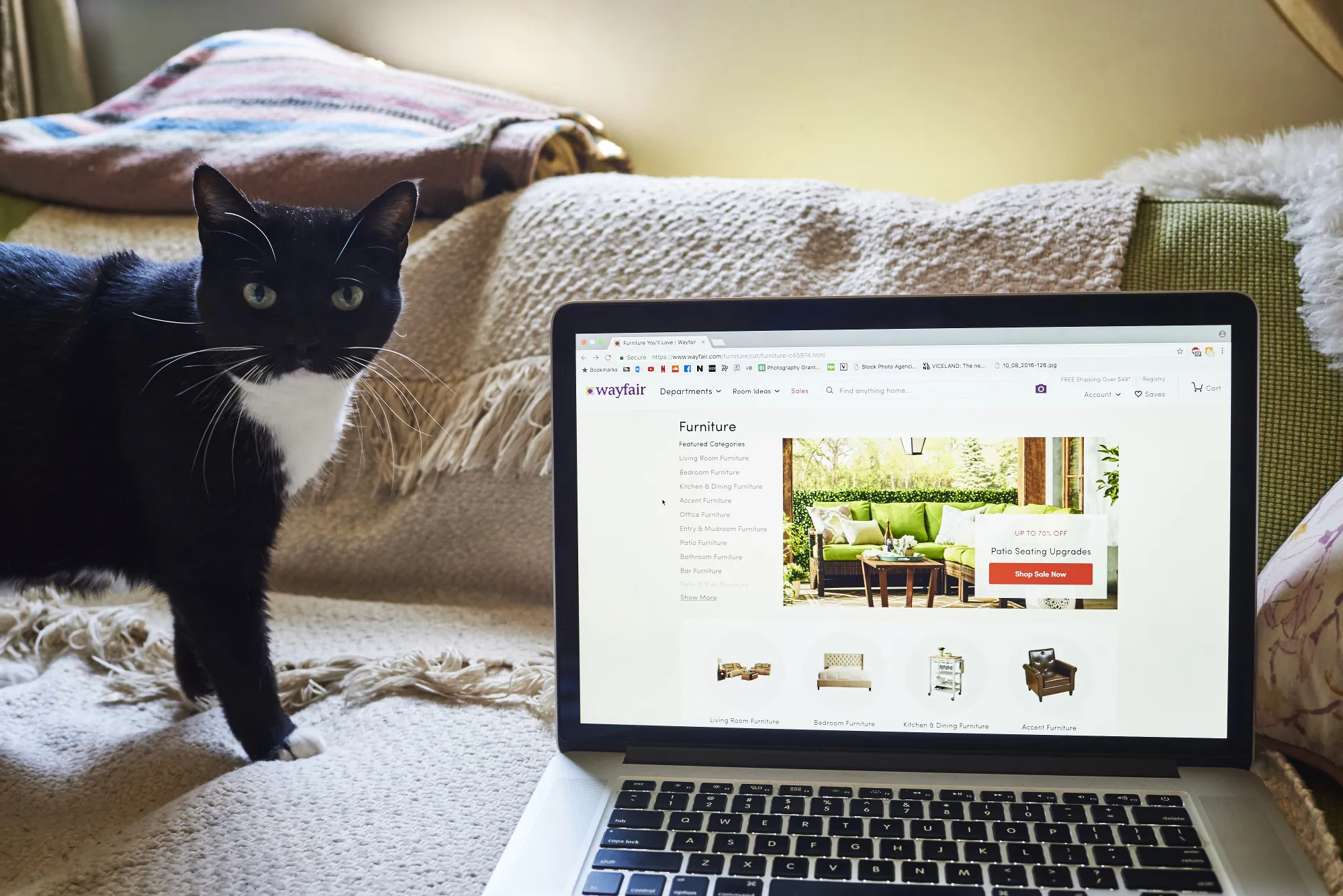 The Wayfair&nbsp;website.