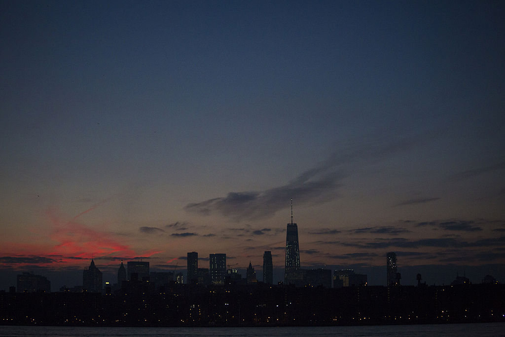 The Manhattan skyline is seen here from the Williamsburg neighborhood in the Brooklyn borough of New York, U.S., on Friday, Dec. 9, 2015.