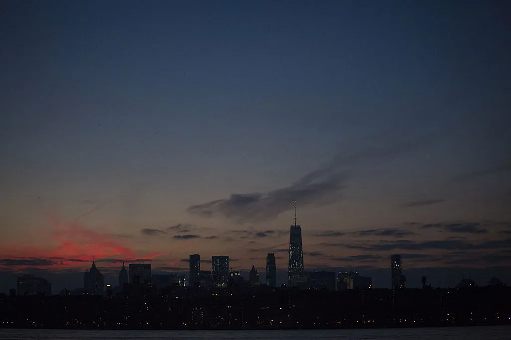 The Manhattan skyline is seen here from the Williamsburg neighborhood in the Brooklyn borough of New York, U.S., on Friday, Dec. 9, 2015.