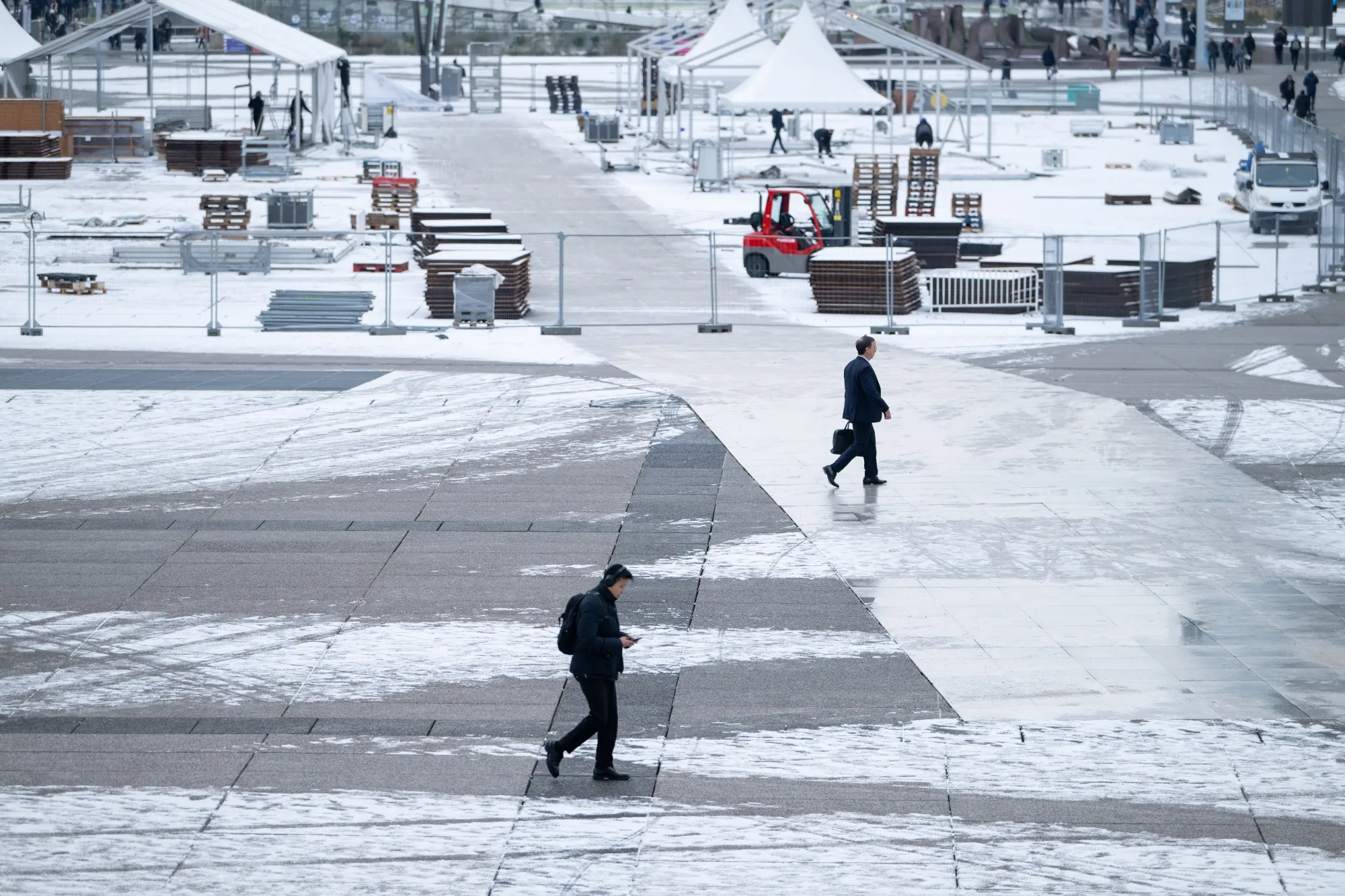 An arctic blast that brought&nbsp;freezing temperatures to Paris, France, in January 2024.