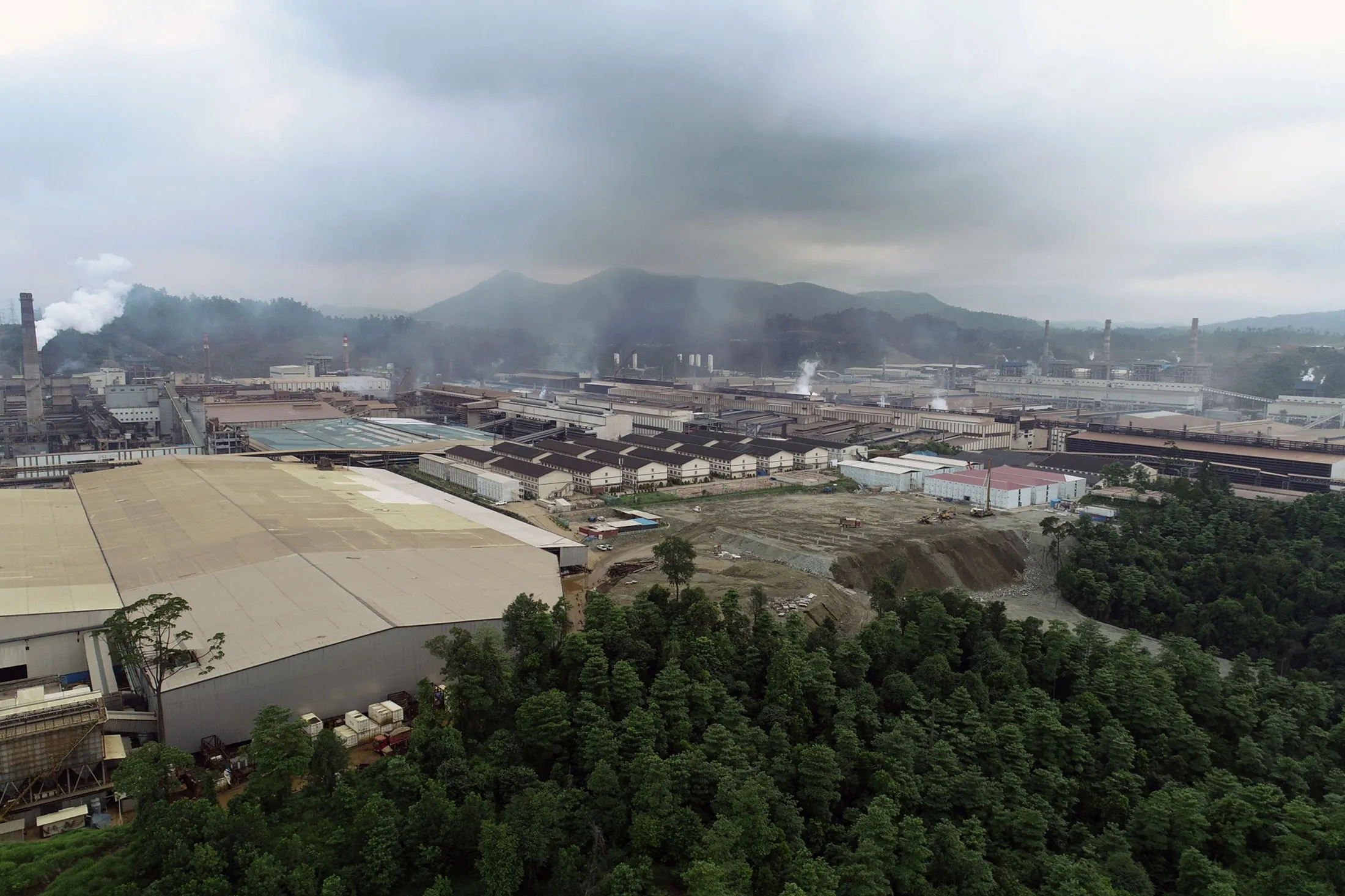 Morowali Industrial Park in Sulawesi, Indonesia.