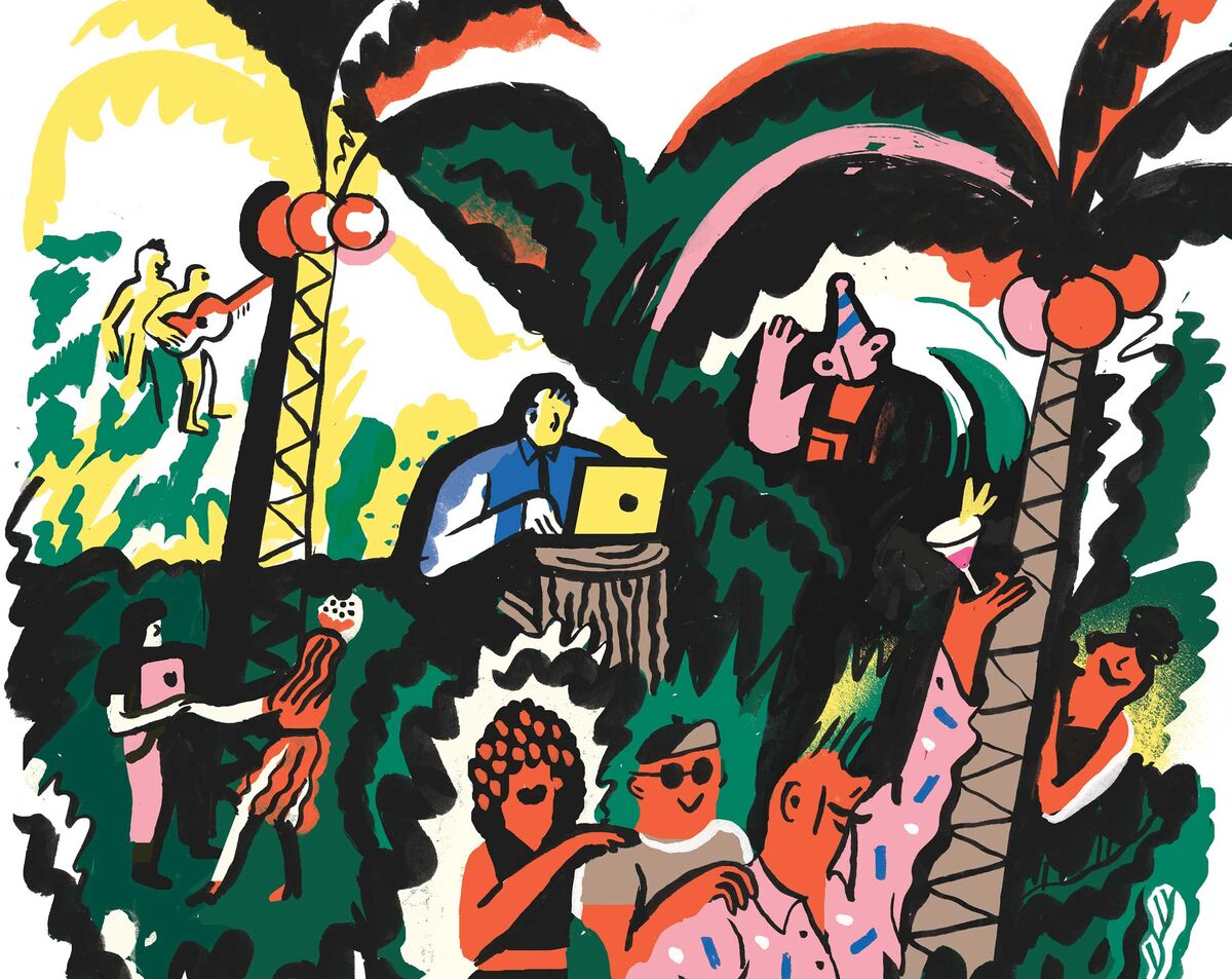 The Provincial Life of the Digital Nomad - Bloomberg