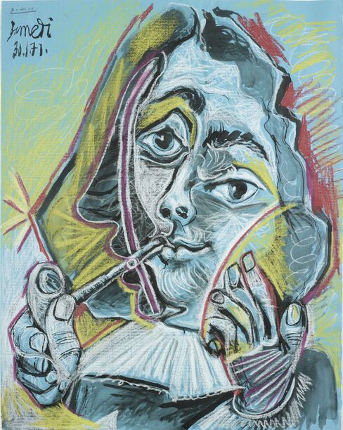 'Man Smoking a Pipe'