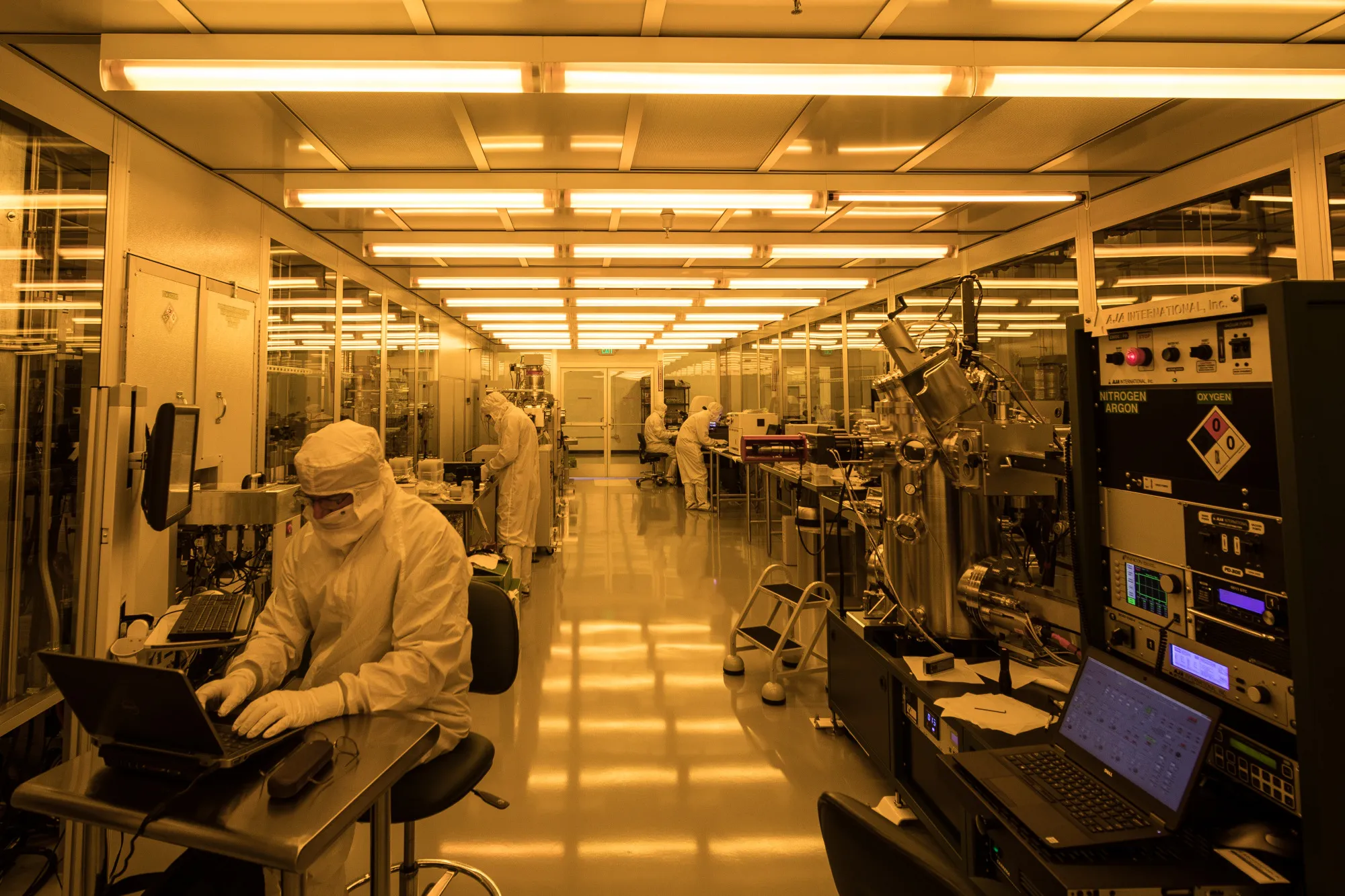 Rigetti Computing’s lab in Fremont, California.