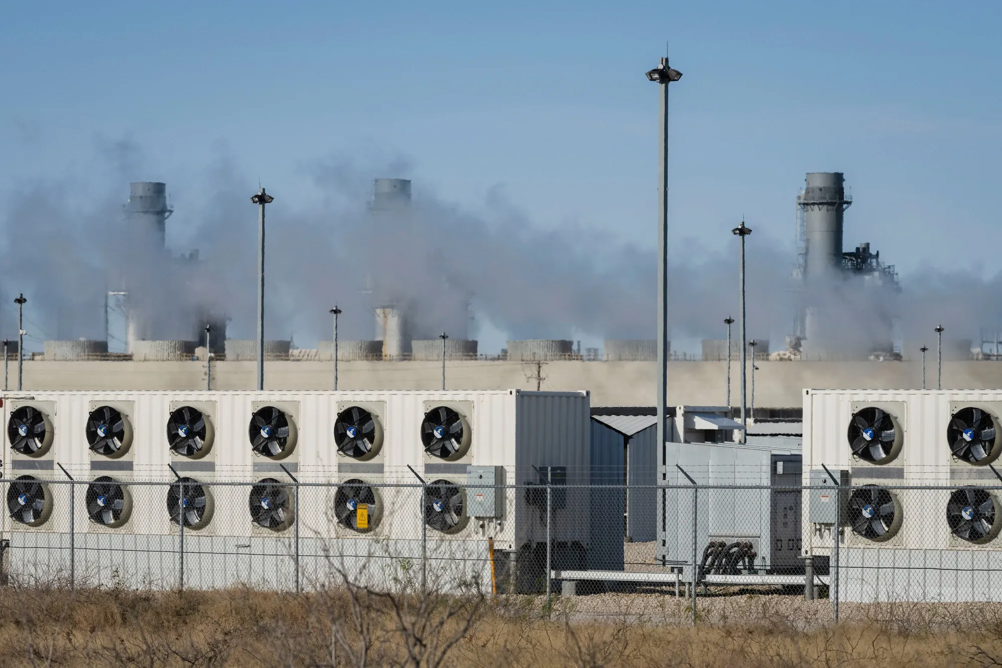 A data center in Odessa, Texas.