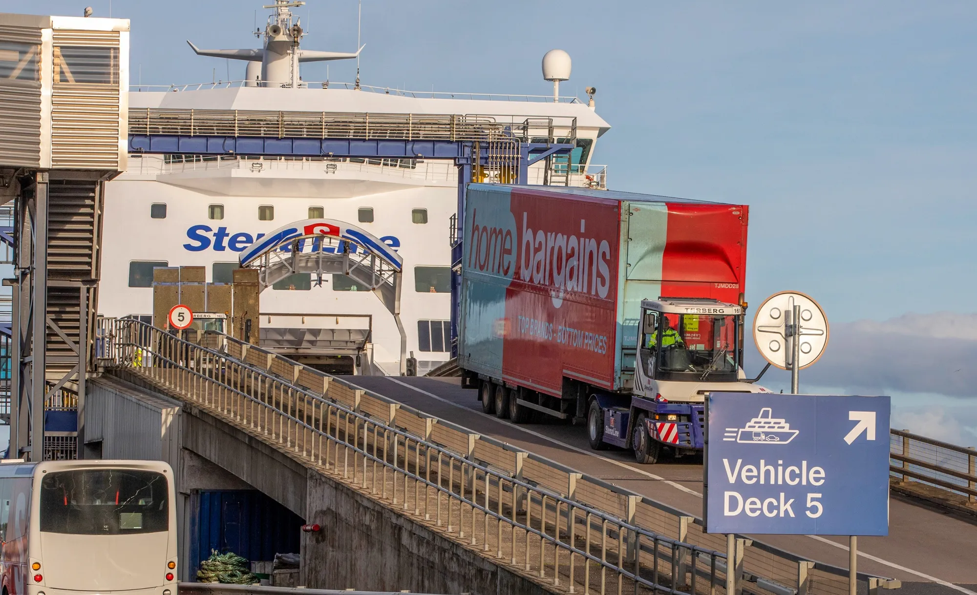 Belfast Port As European Union Weighs Trade Action if U.K. Reneges on Irish Accord