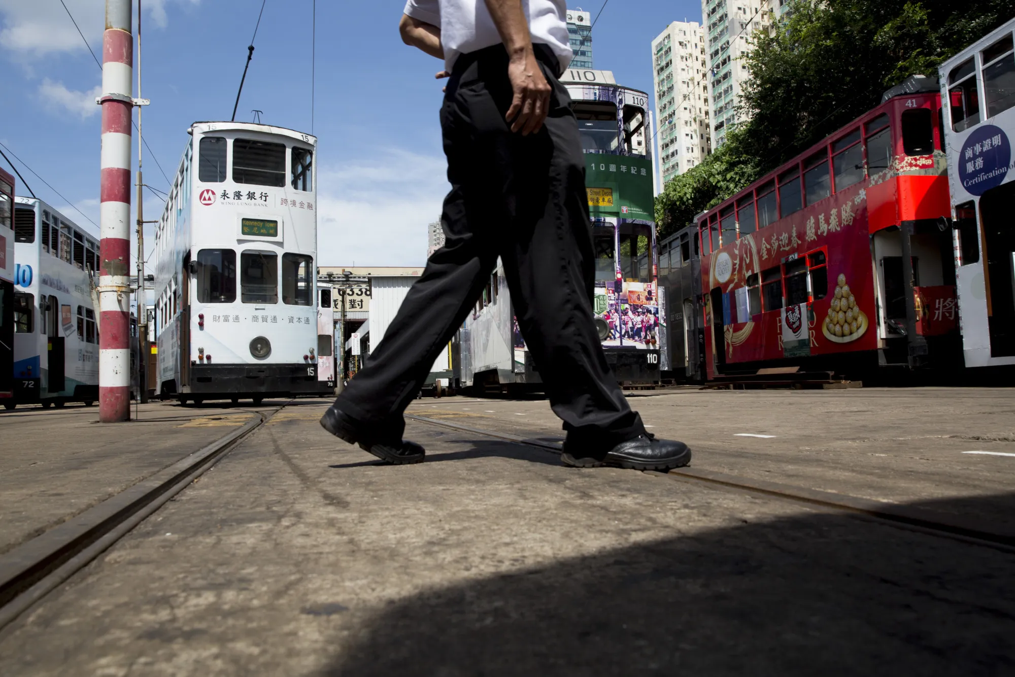 Inside Hong Kong Tramways Ltd.'s Tram Depot
