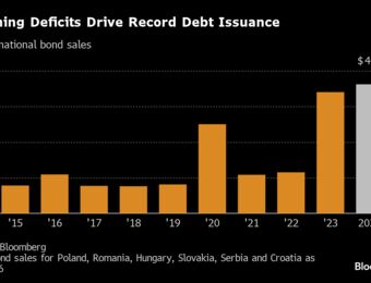relates to Record $36 Billion FX Debt Sales Expose East Europe Budget Woes