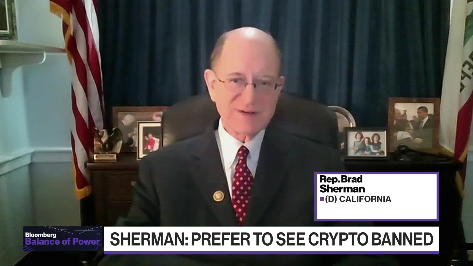 congressman sherman crypto