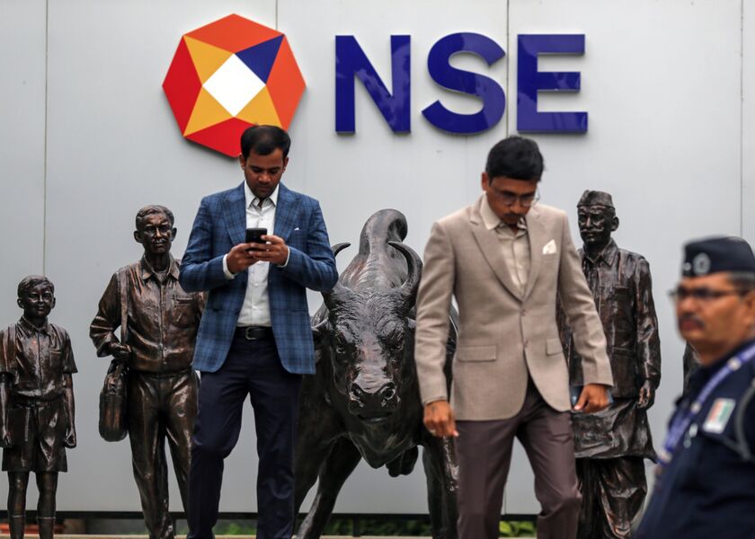 National Stock Exchange (NSE) in Mumbai