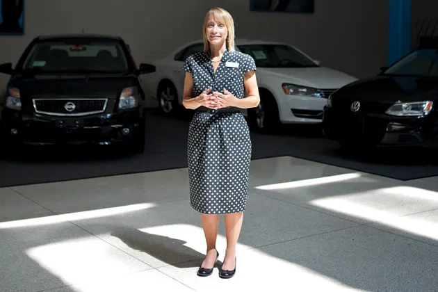 Elise Bissell, at Driver’s Village in Cicero, N.Y.