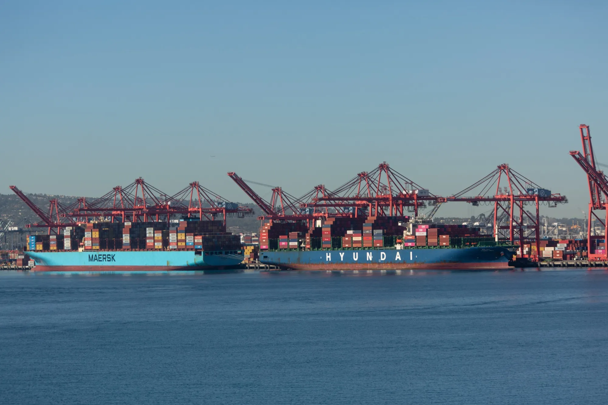 The Port of Long Beach.