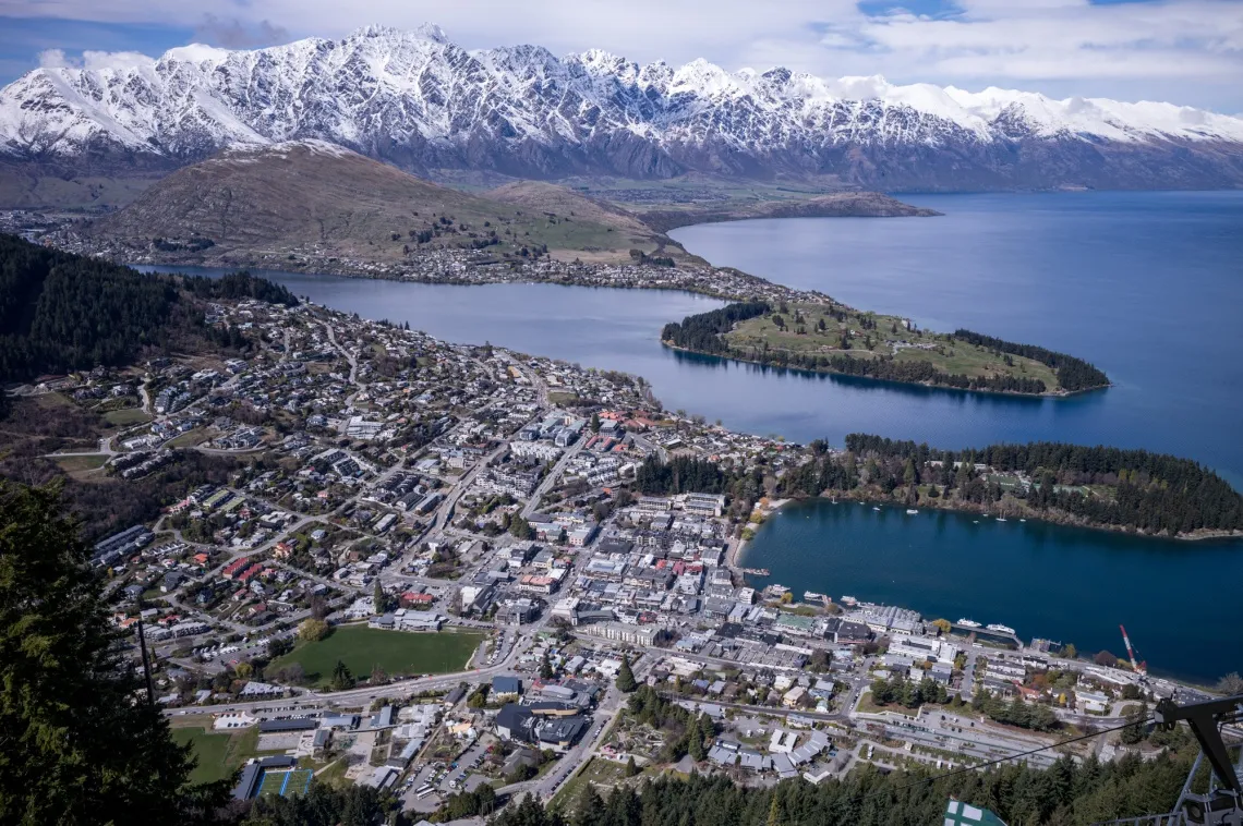 Lake Wakatipu in Queenstown.