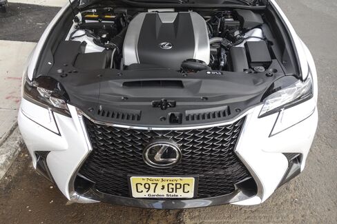 The GS 350 F Sport has a 3.5-liter V6 engine that gets 311 horsepower and 280 pound-feet of torque.