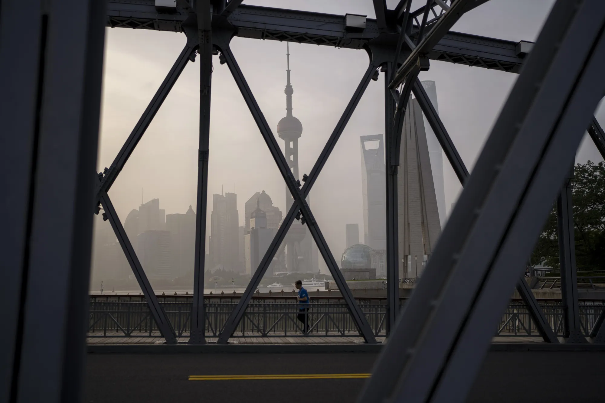 Pudong's Lujiazui Financial District in Shanghai.