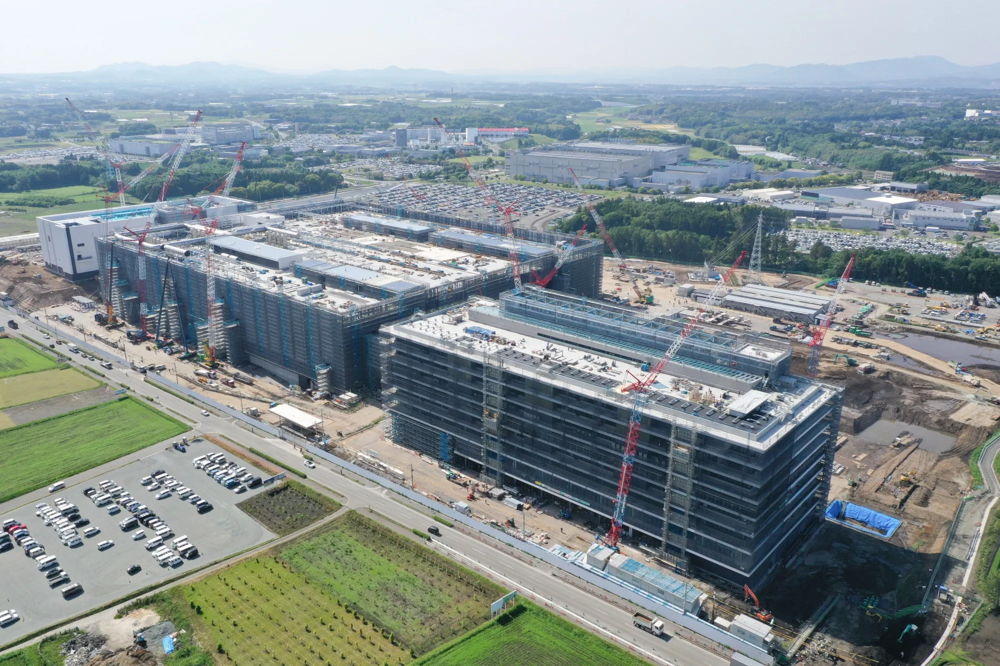 TSMC’s new factory in Kikuyo, Kumamoto Prefecture, Japan.