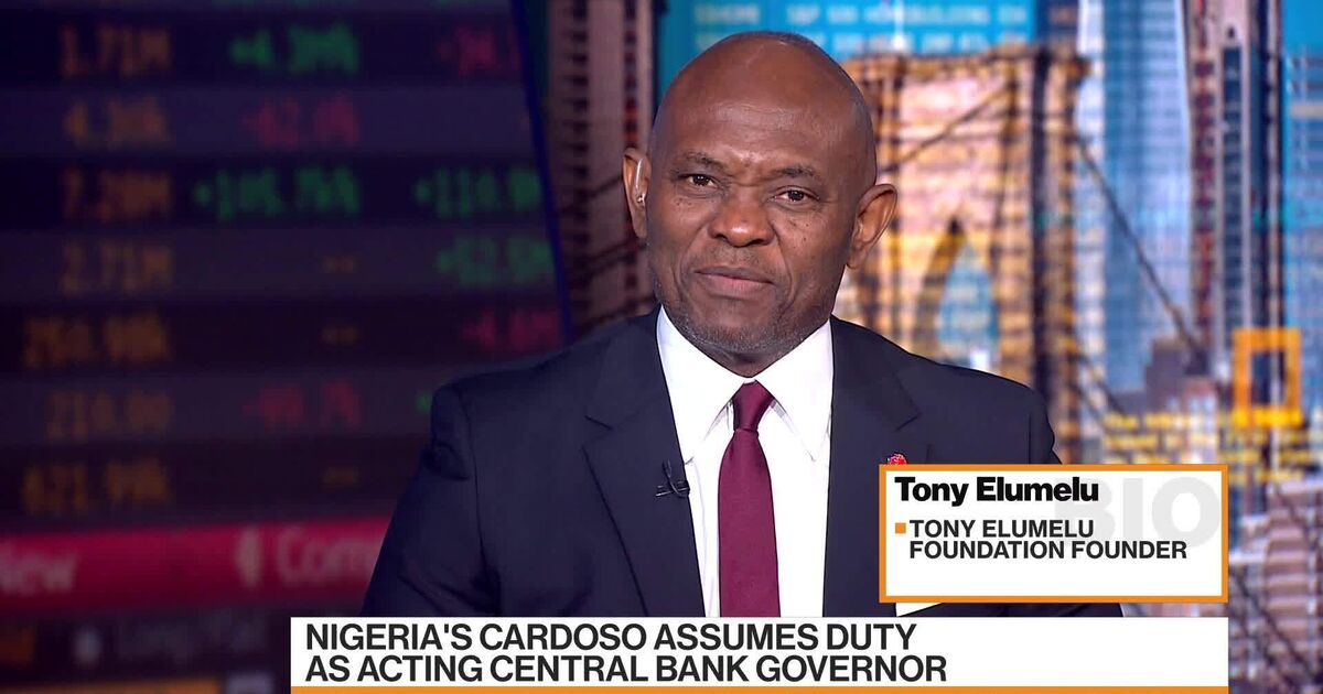 Watch Tycoon Elumelu on Nigeria's Economy, Naira, Energy - Bloomberg