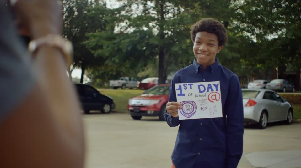 Ninth-grader Terrell on his first day at Crosstown High&nbsp;in Memphis.