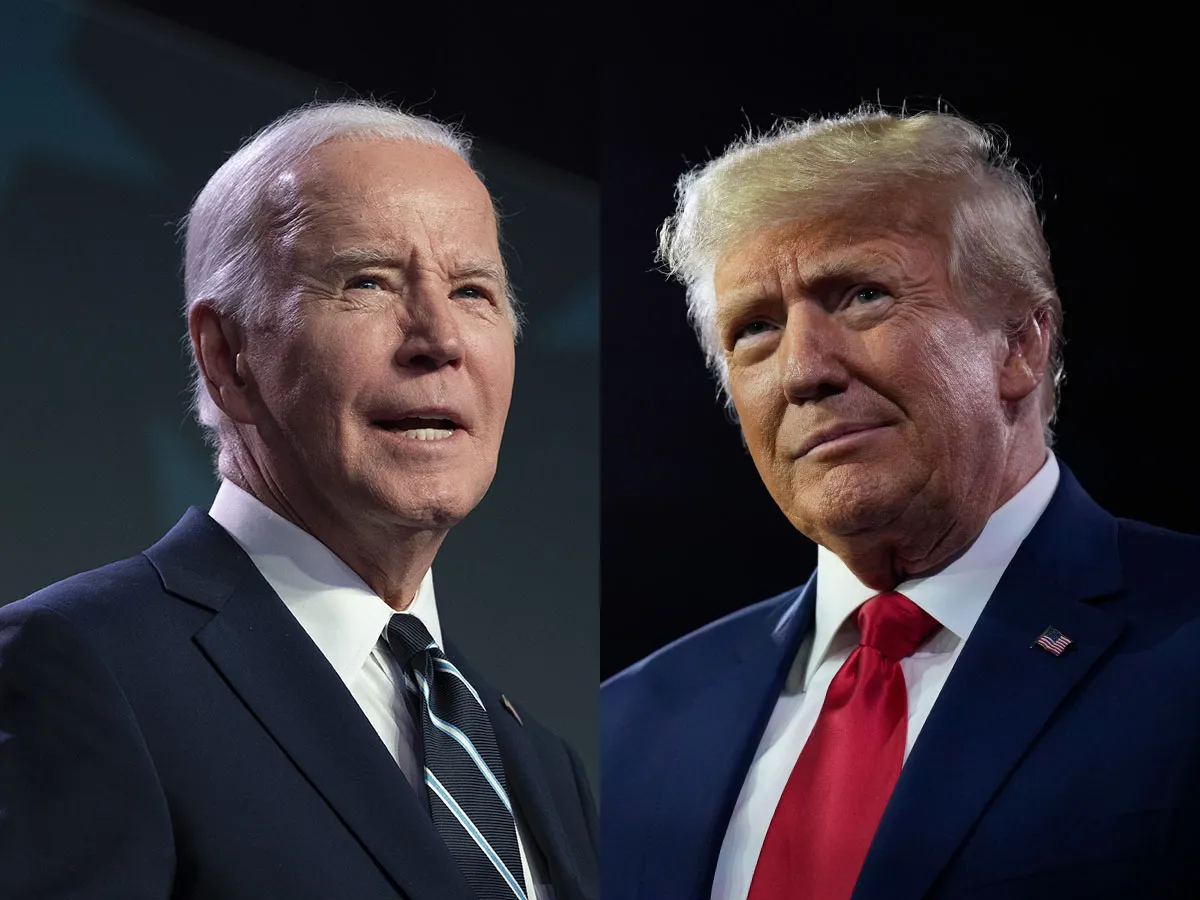 Joe Biden and Donald Trump