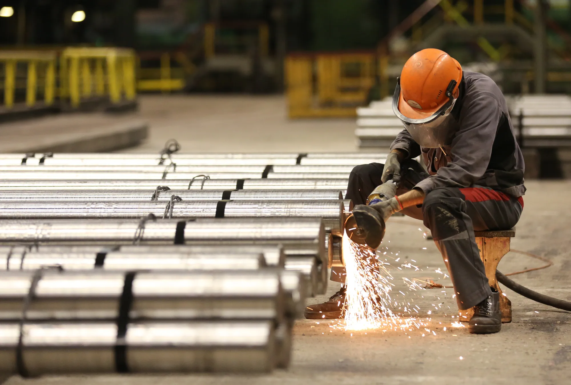 Metalloinvest’s Oskol Elektrometallurgical Plant (OEMK) steel mill in Stary Oskol, Russia.