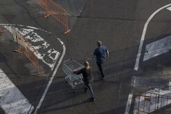 Shoppers at Paddy's Markets Ahead of Australia's CPI