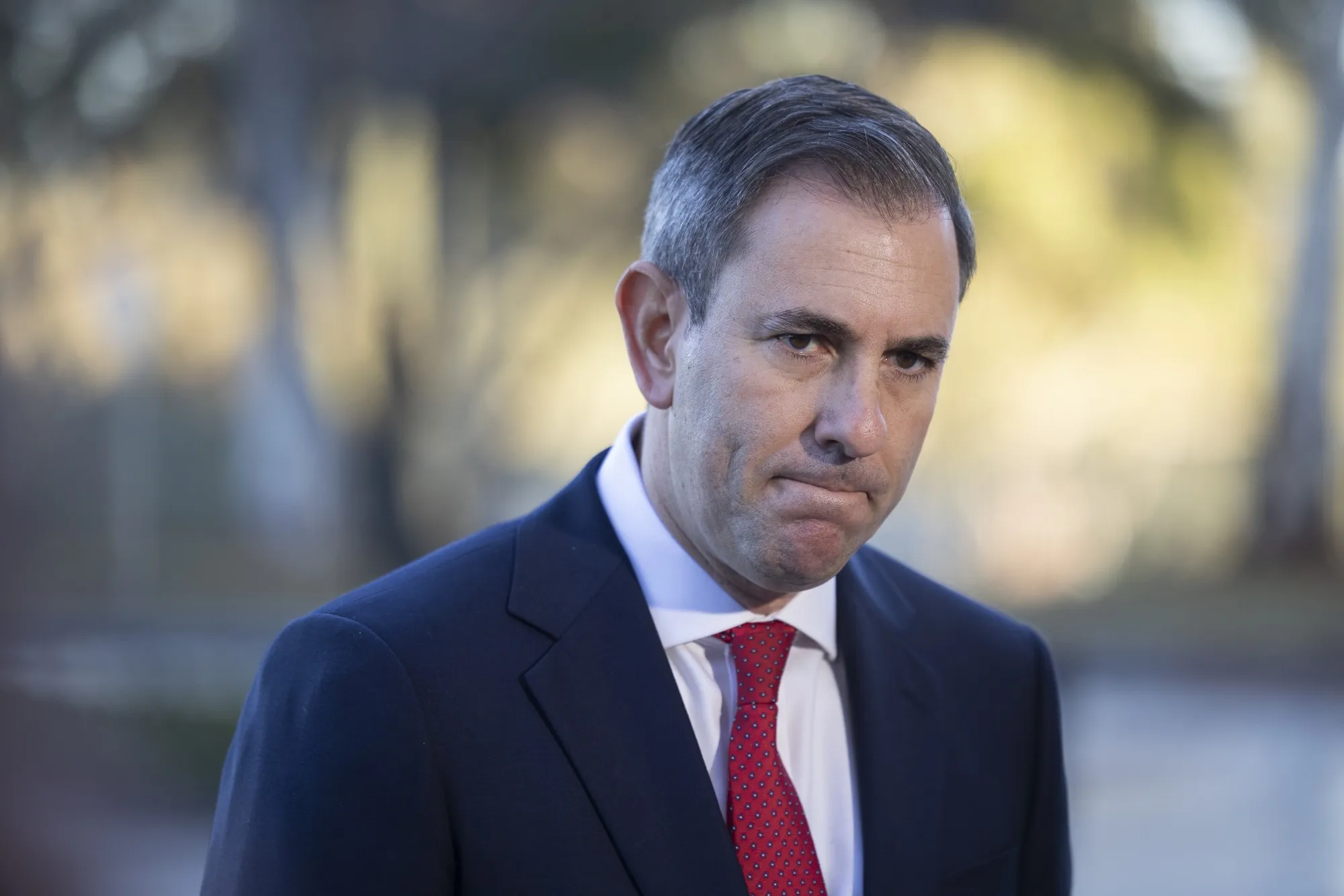 Jim Chalmers, Australia's treasurer in Canberra, Australia, on Tuesday, May 14, 2024.