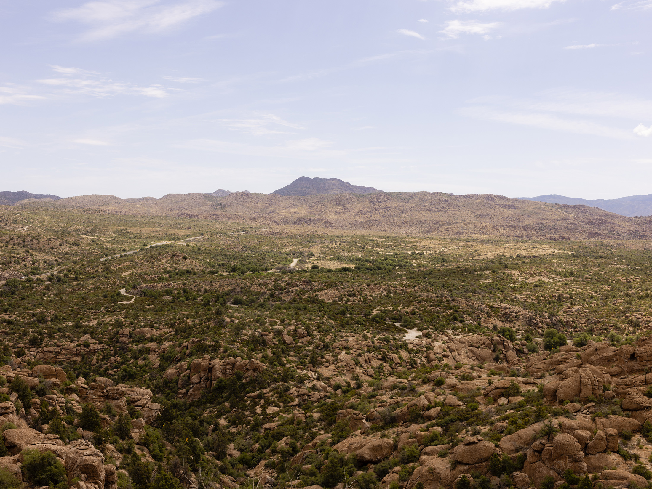Oak Flat overlook in Superior, Ariz., where Resolution Copper wants to mine.