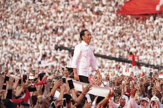Jokowi Uses Election Win to Tackle Indonesia Growth Risks