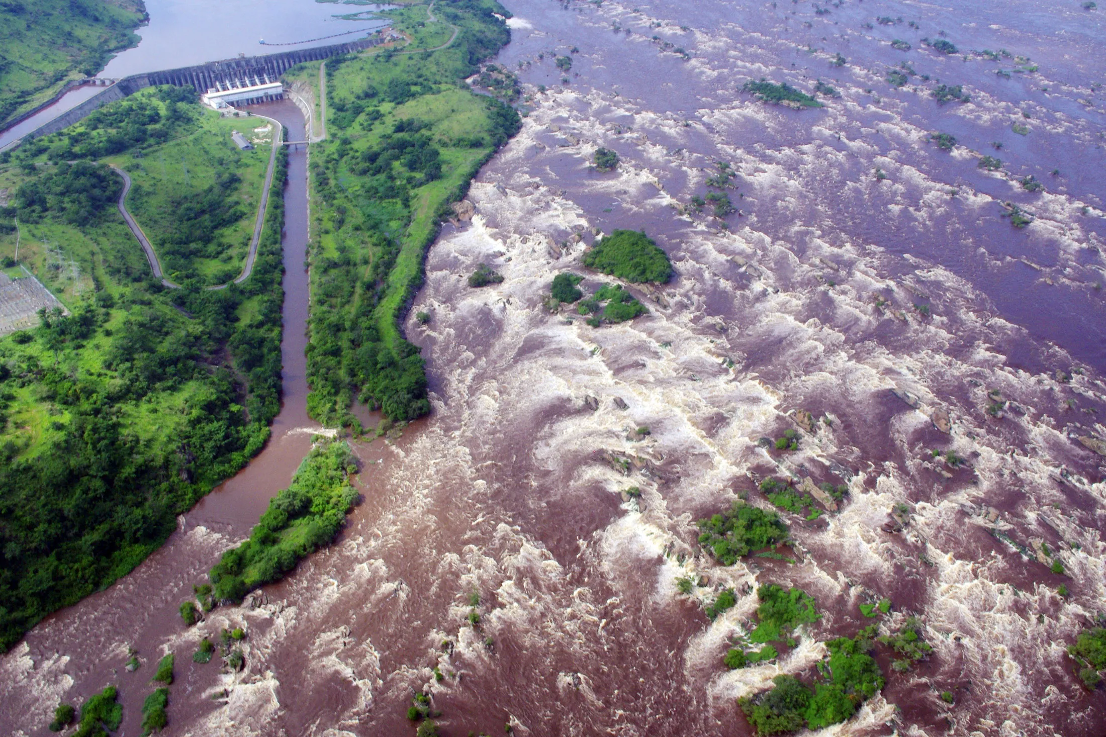 The Inga 1 dam.
