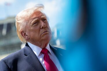 President Trump Departs White House For Nevada