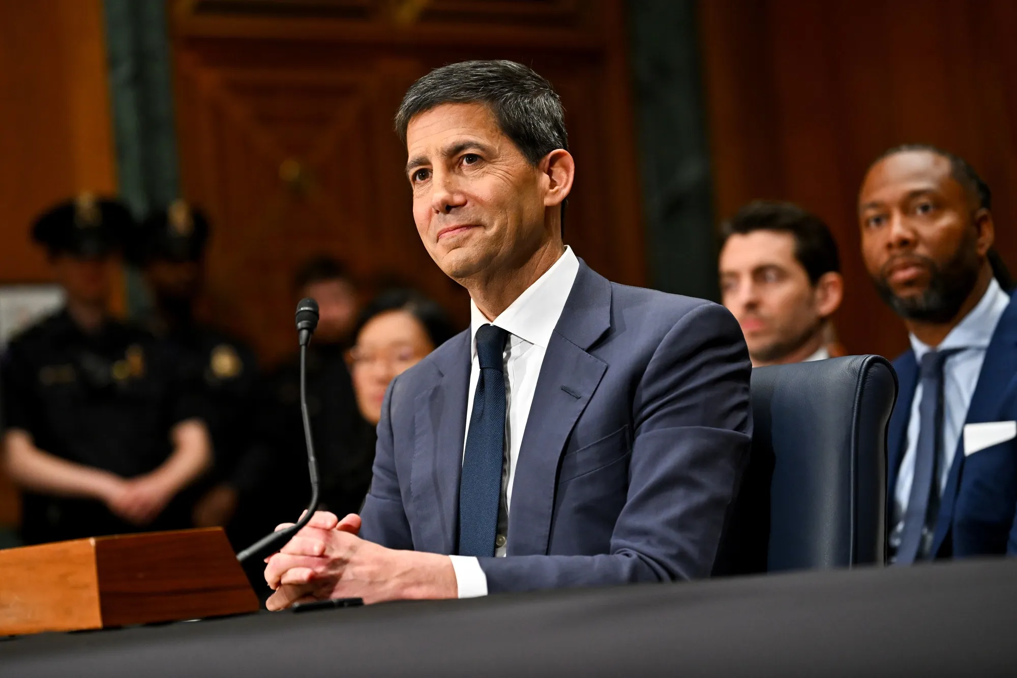 Kevin Warsh at his Senate confirmation hearing in April.
