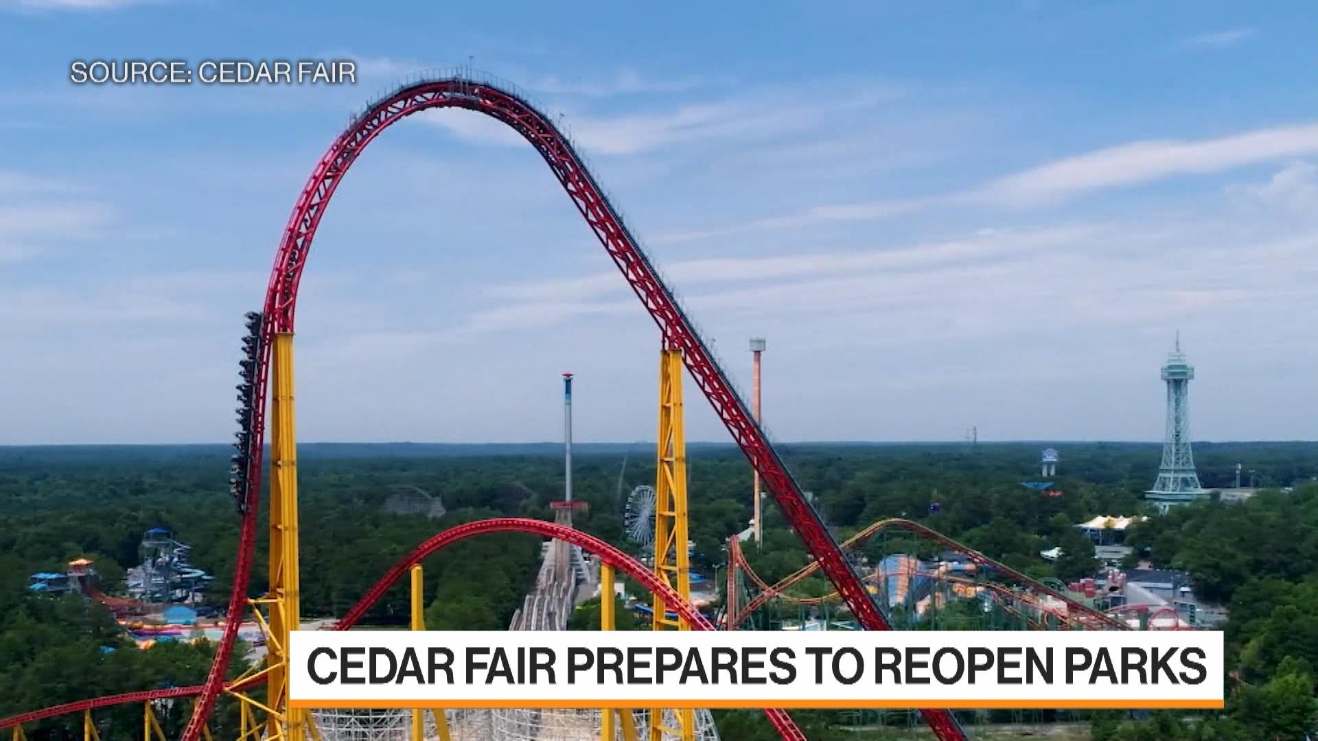 Watch Cedar Fair Prepares to Reopen Its Parks - Bloomberg