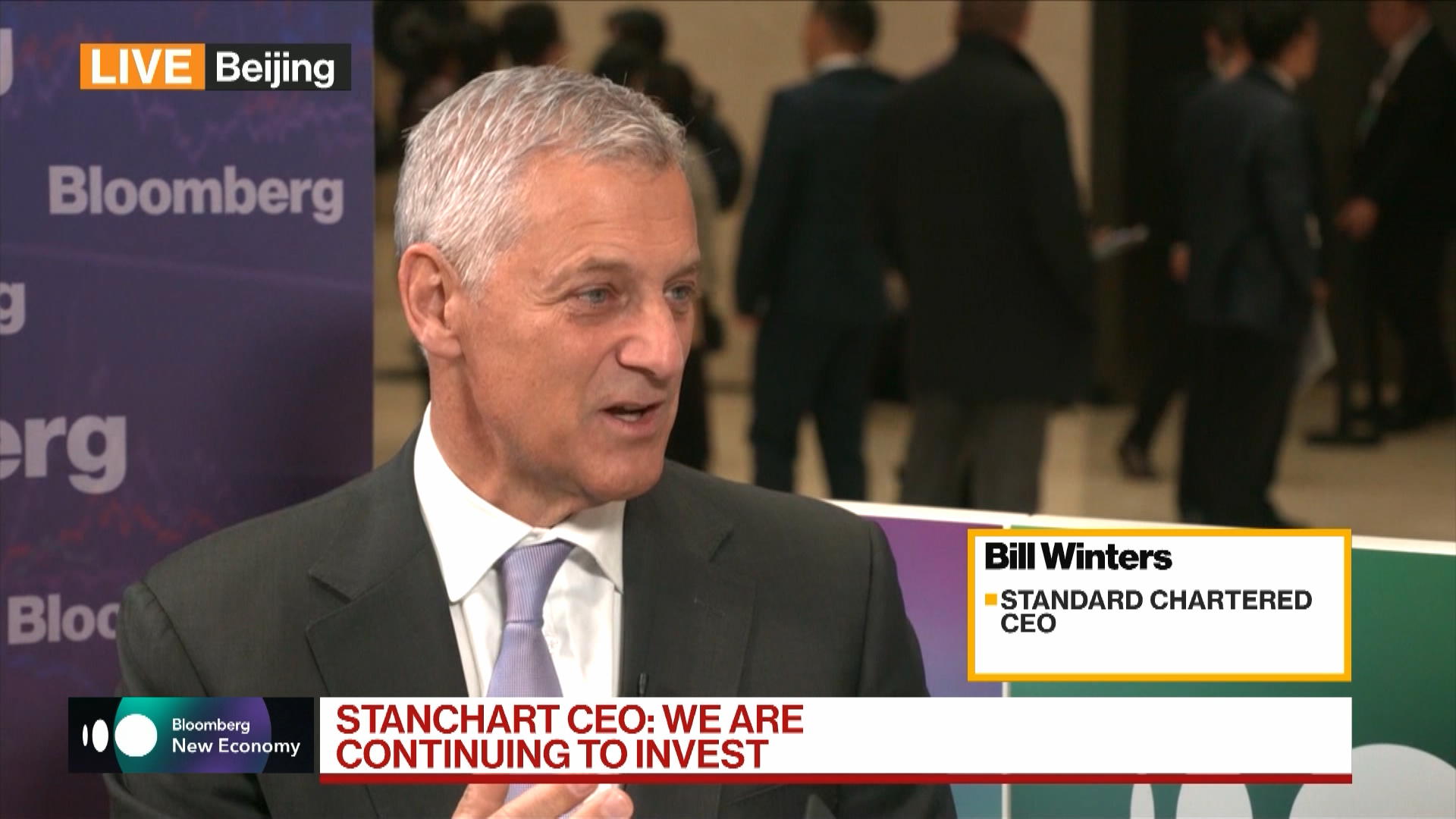 Watch Bill Winters, Standard Chartered CEO, on China Economy, Belt