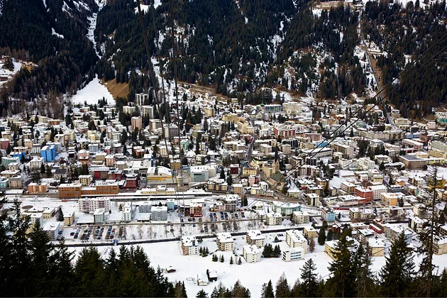 Davos, Switzerland, on Jan. 13