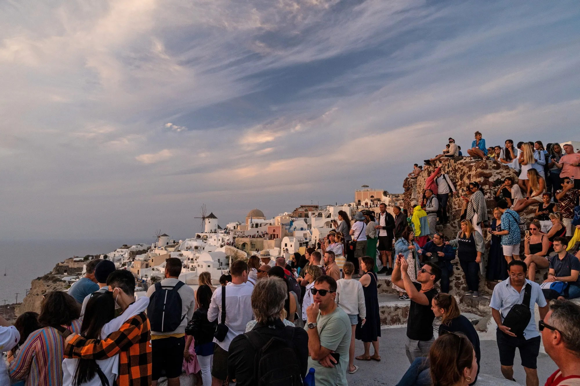 Accelerating tourism on the Greek island of Santorini is challenging local infrastructure.