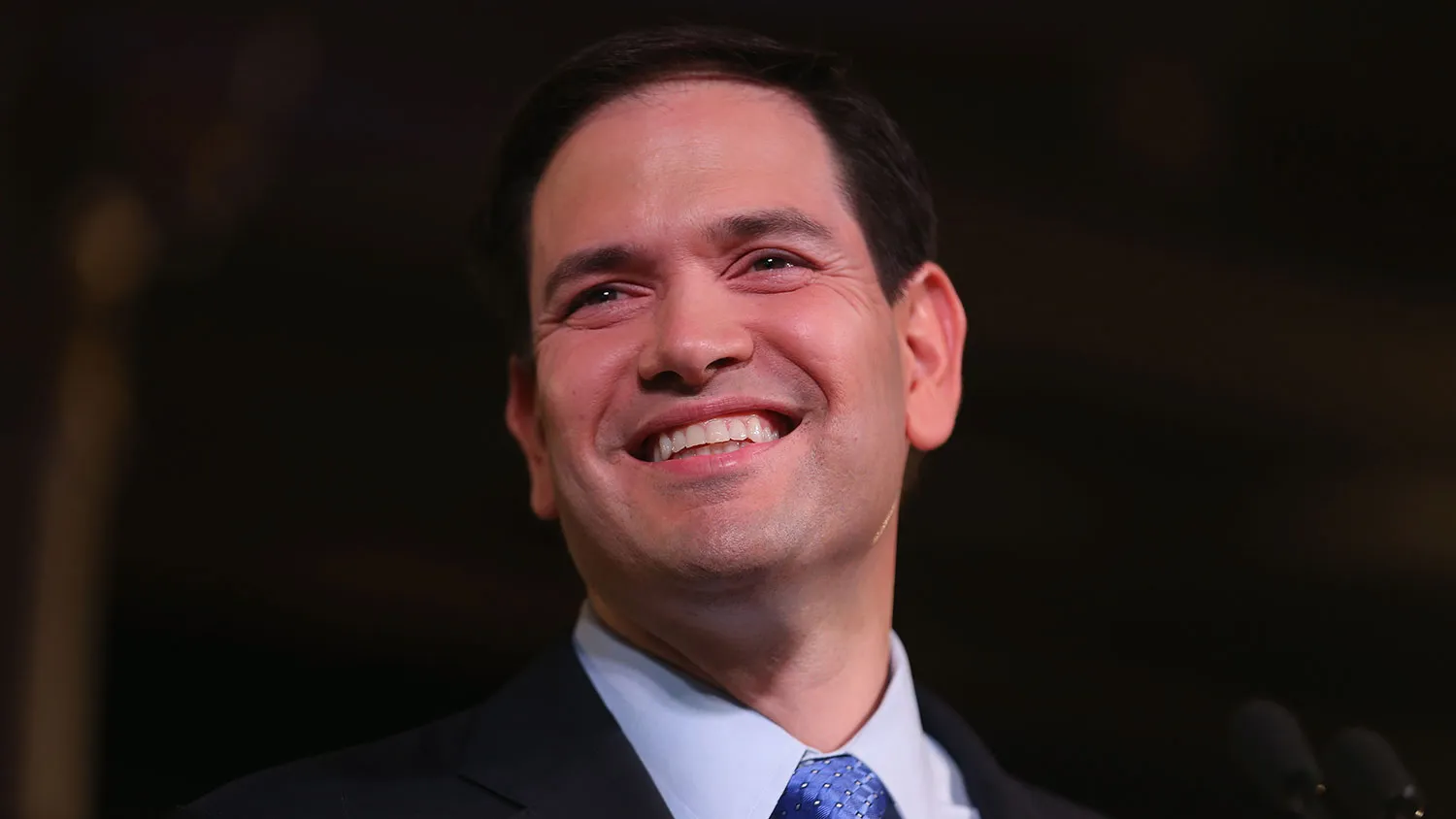 U.S. Sen. Marco Rubio (R-FL) speaks as he announces his candidacy for the Republican presidential nomination during an event at the Freedom Tower on April 13, 2015 in Miami, Florida.
