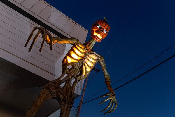 Homes Decorated for Halloween