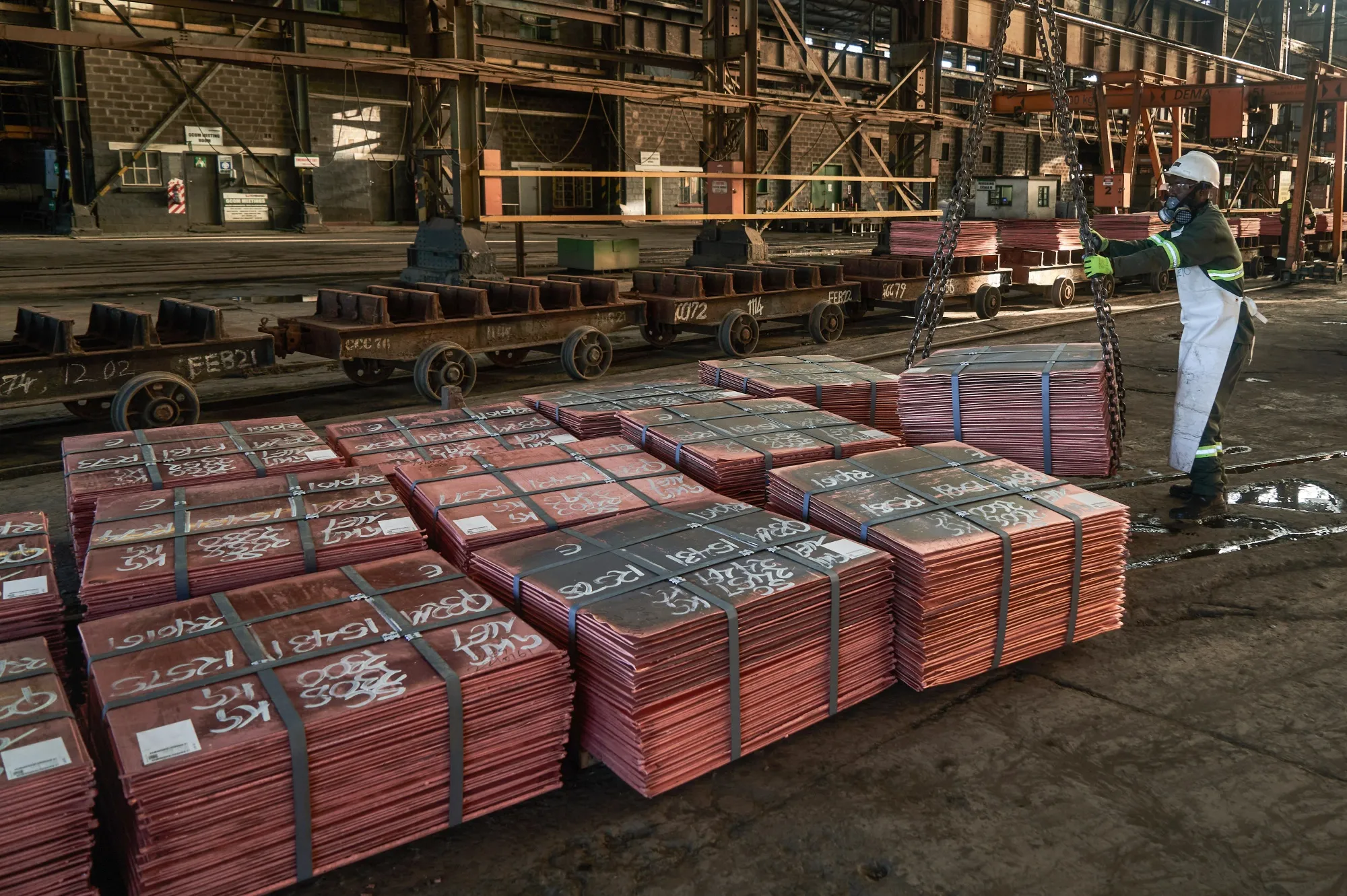 Zambia is Africa’s second-biggest producer of copper.