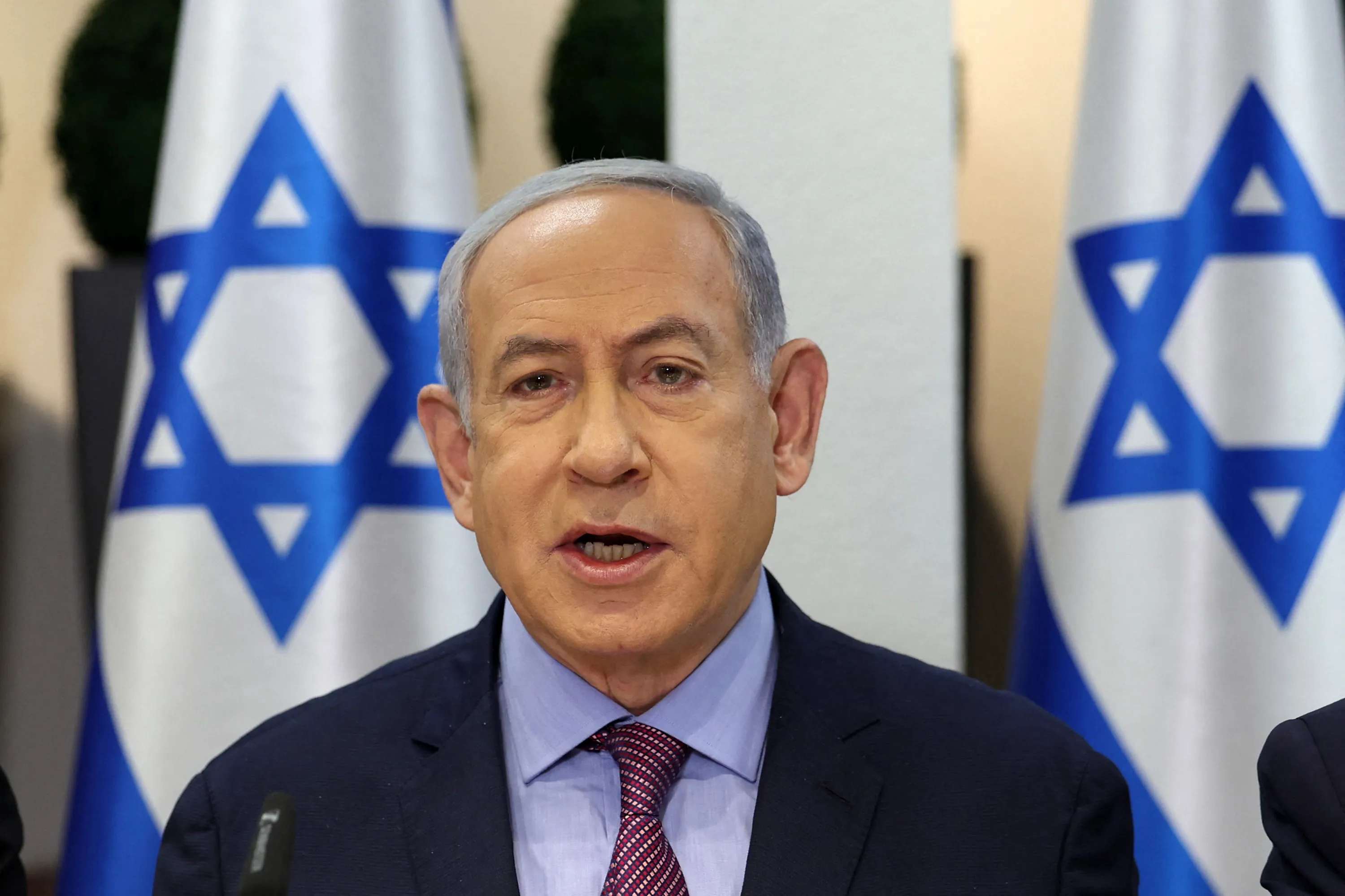 Benjamin Netanyahu in Tel Aviv on Dec. 31.