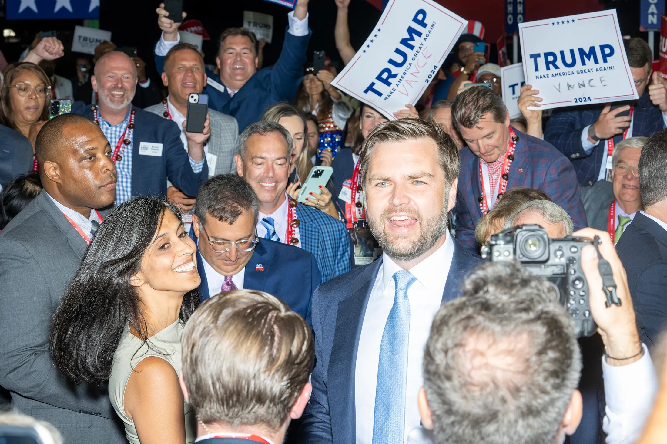 Vance at the Republican National Convention on Monday, July 15.