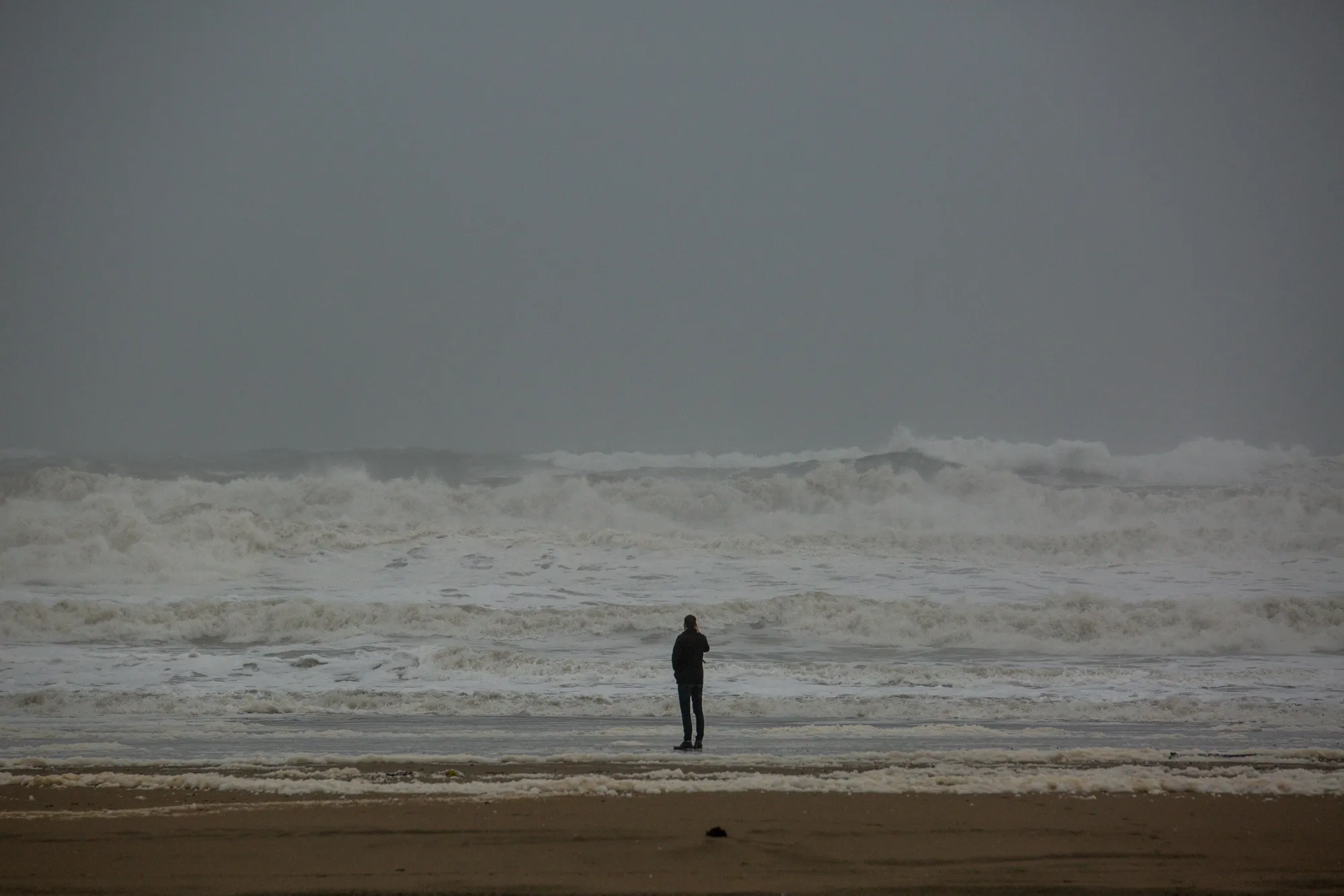 Ocean Beach after a rain storm in San Francisco, California on&nbsp;Jan. 5, 2023.&nbsp;