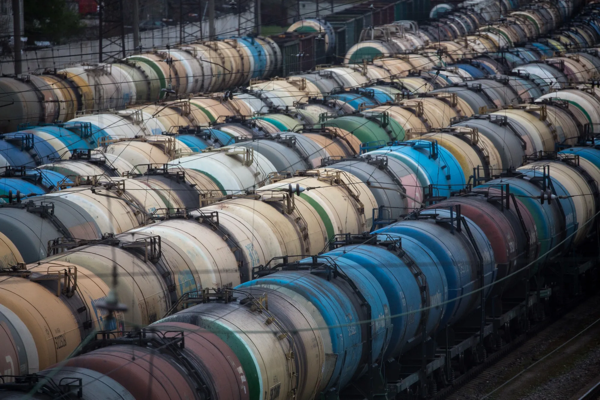 Russian Oil Wagons As Crude Plunges Toward $10 