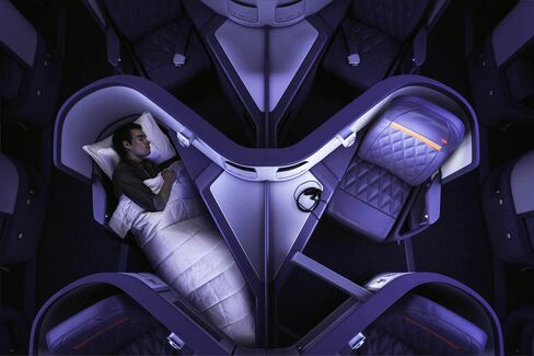 Inside a Delta One cabin, the company's newly-launched premium product