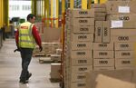 Distribution Operations Inside Online Retailer Asos Plc's Warehouse